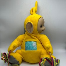 Vintage 1996 Teletubbies Lala Yellow Rucksack Backpack Bag BBC Golden Bear
