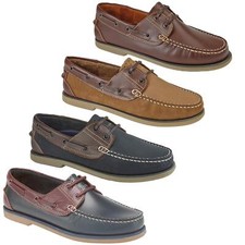 DEK Mens Moccasin Boat Deck