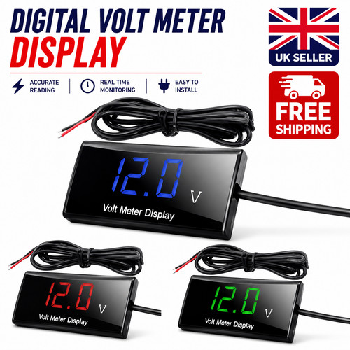 12v led digital display - 12v,