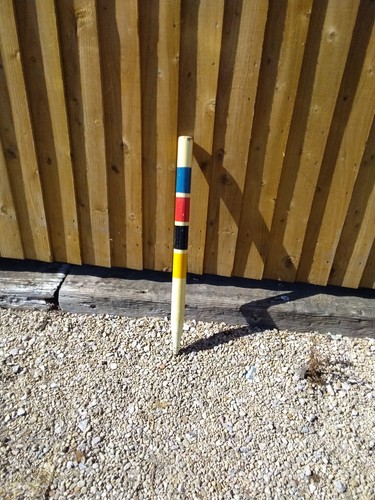Vintage croquet wooden - vintage,