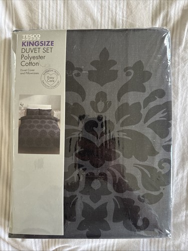 Tesco king size duvet set - size,