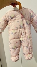Girls' Pink Snowsuit for 0-3