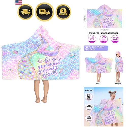 Mermaid beach towel - mermaid,