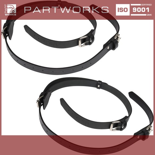 Leather strap luggage carrier - leather,