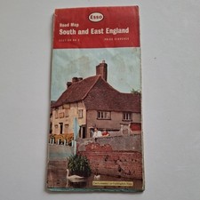 VINTAGE 1965 ESSO Road Map