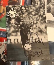 Liverpool Paul Walsh Signed Photograph Crown Paints Fan-club Genuine Autograph