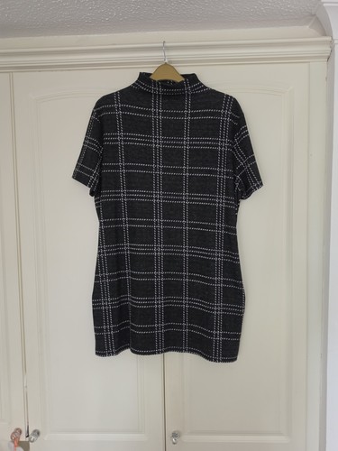 Women checkered dress size - women's,