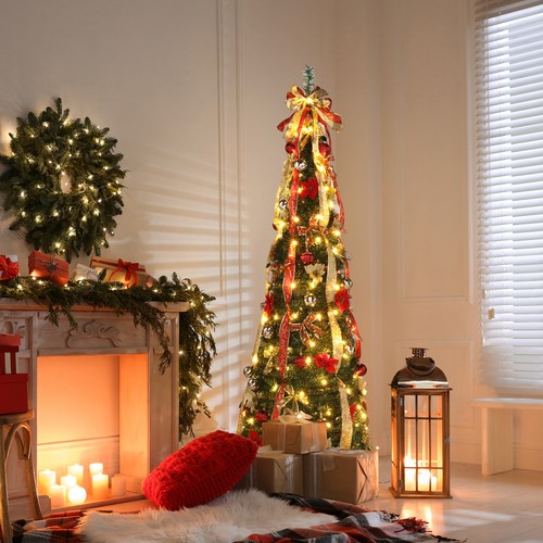 6ft pre lit christmas tree - christmas,