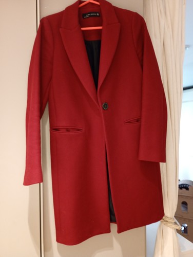 Zara dark red mid - zara, length