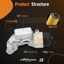 New 1x Oil Filter Cooler for