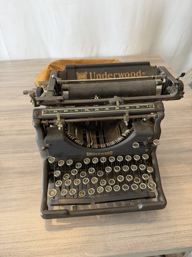 Underwood antique typewriter - antique,