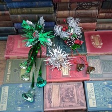 Vintage Foil Bells Christmas Hanging Tree Decorations 1960s 