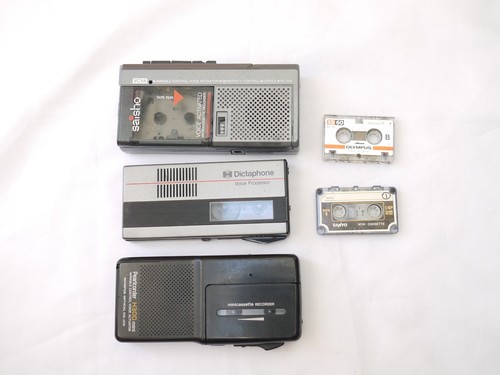 Vintage microcassette - 3x,
