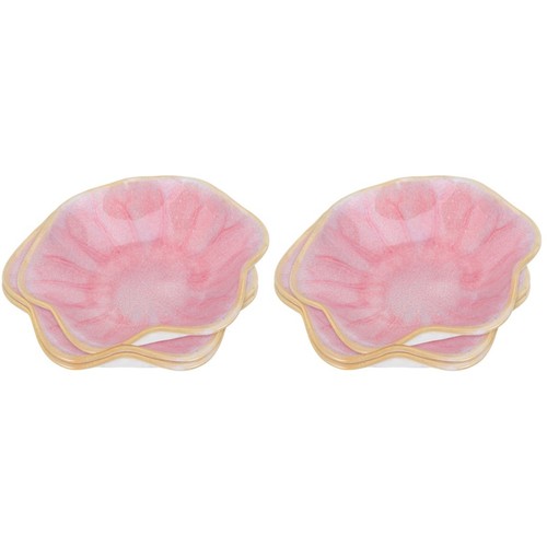 6pcs pink ceramic small - 6pcs,