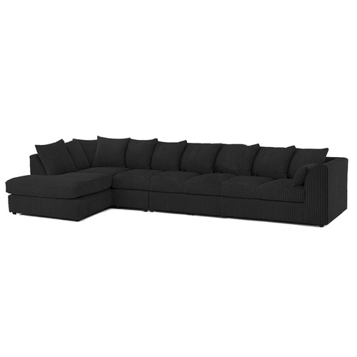 Black jumbo cord left - black, hand