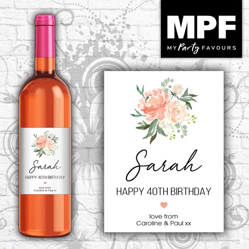 Personalised birthday wine - birthday, or