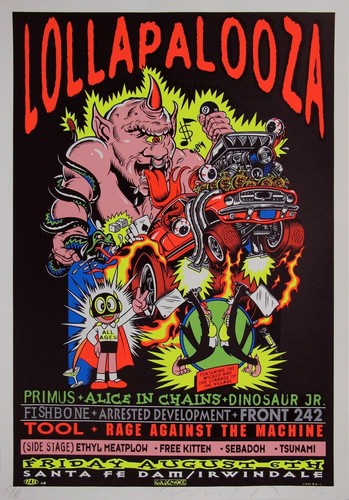 Lollapalooza concert vintage - -,