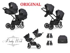 RIKO TEAM TWIN BABY PRAM 3in1