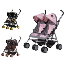 Daisy Chain Zipp Twin Max Dolls Pushchair - For age 4-9 yrs
