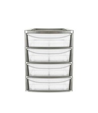 4 Drawer A4 Slim Storage Tower