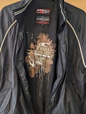 Mens O'Neill Santa Cruz Black Limited Edition Lined Rain Jacket Size XL
