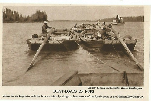 Boat loads fur hudson bay - loads,