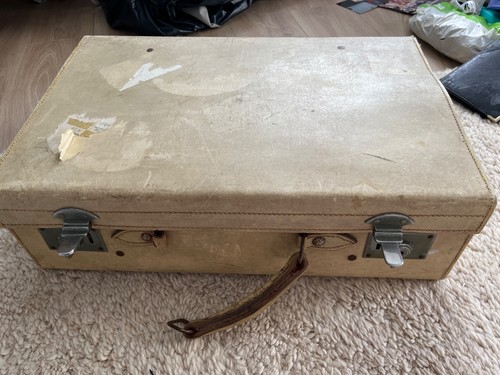 Vintage suitcase british make - suitcase,
