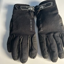 Sealskinz Gloves Adults Small Black suede waterproof 