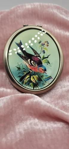 Ladies vintage compact mirror - vintage,