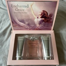 Enchanted Grace Innocently Youthful Gift Set. Perfume, Body Lotion & Shower Gel 