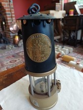 Vintage Type Sl Protector Miners Lamp 13" Tall Inc Handle
