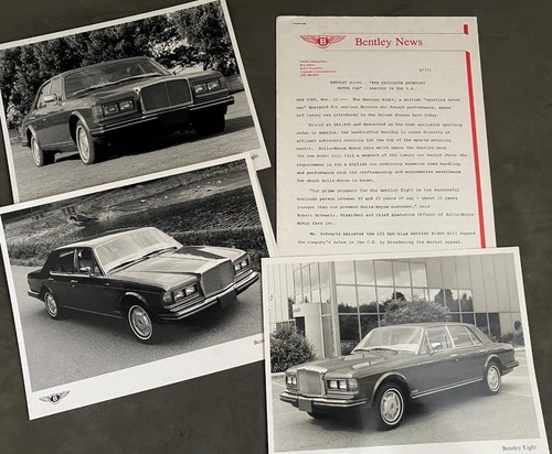 Bentley eight arrives the - eight,