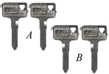 2 Replacement Key Blank Fits