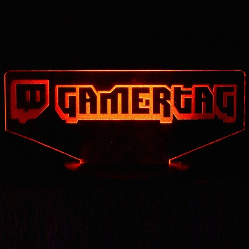 Gamertag night light - gamertag,