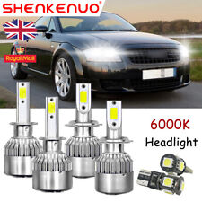 For AUDI TT MK1 8N 1999-2006 LED Headlight 50w Xenon White Led Side Light Bulbs