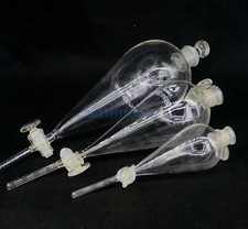 60-1000ML Standard Stopper Pear Shaped Separatory Funnel with Glass Stopcock