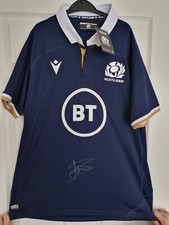 Jamie Richie Signed Scotland Rugby Shirt, Six Nations *PHOTO PROOF + COA*