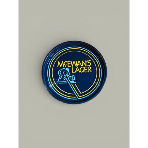 Vintage mcewans lager - lager, round