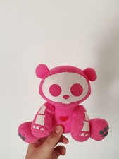 Rare Pink Skelanimals Chungkee Panda Dead Animal Soft Plush Toy 6” Emo Goth