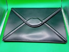 LULU GUINESS BLACK  LEATHER