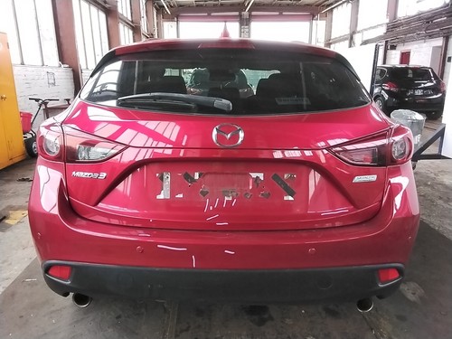 Rear bumper red mazda mk3 - red,