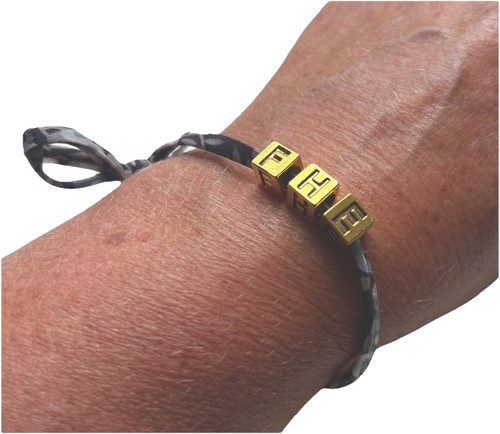 Liberty fabric bracelet with - liberty,