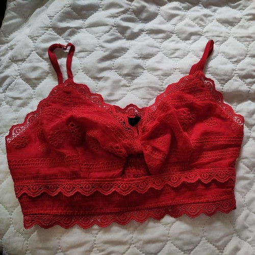 Forever red lace bralette - forever,