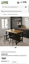 IKEA Vadholma Kitchen Island