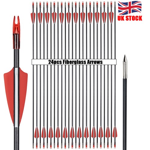 Pack fiberglass arrows - 31",