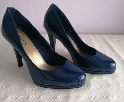 Ladies blue patent mark - blue, &