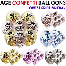 40th 50th Birthday Balloons Age Ballon 30th 18th 21st B'day Party Decor Baloons