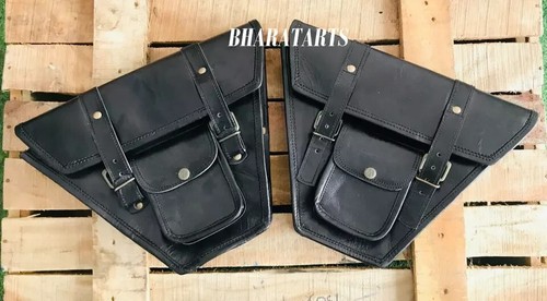 Pair motorcycle saddle bags - motorcycle,