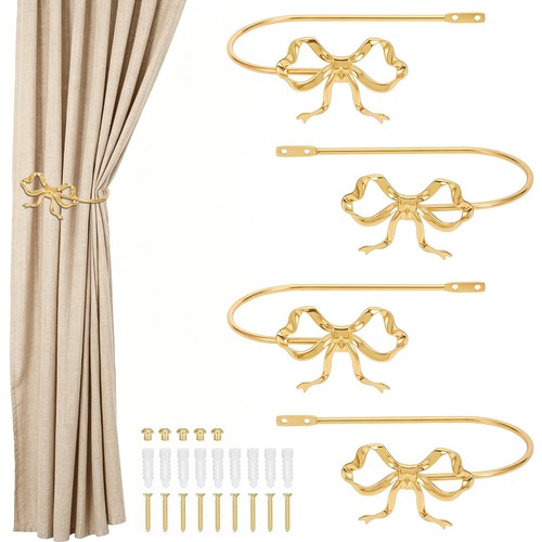 Pack metal bow curtain - 4,