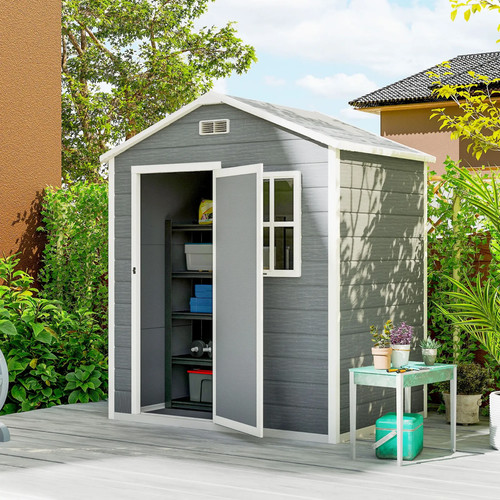 6x4ft garden storage plastic - 6x4ft,